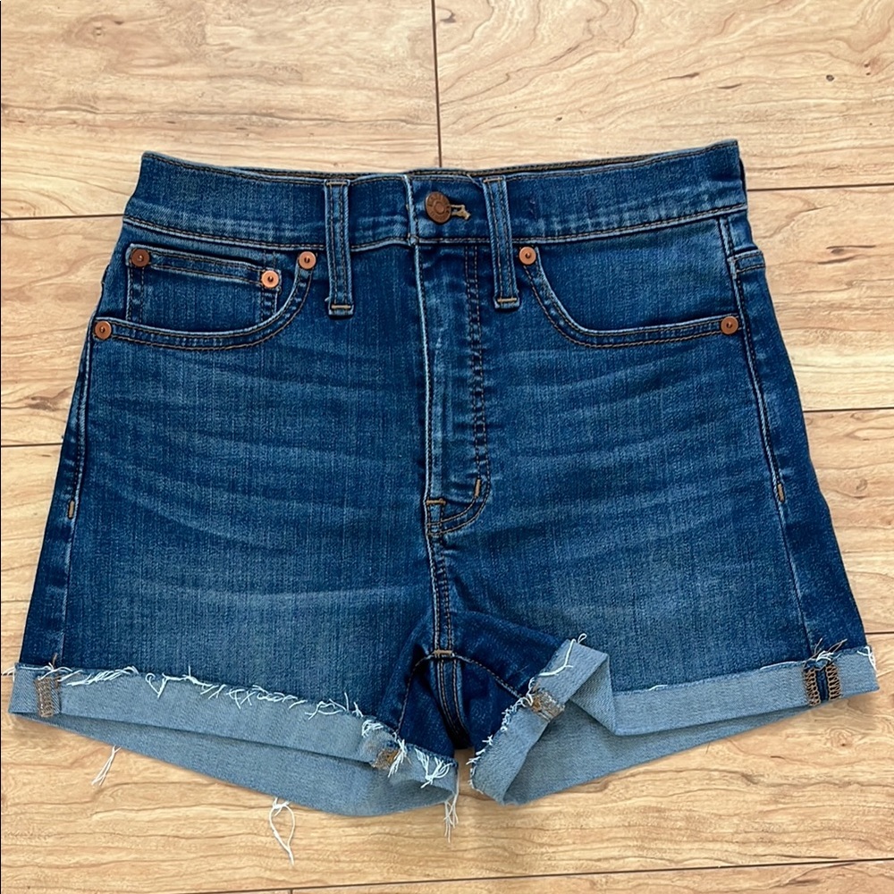Madewell Dark Blue Jean Shorts